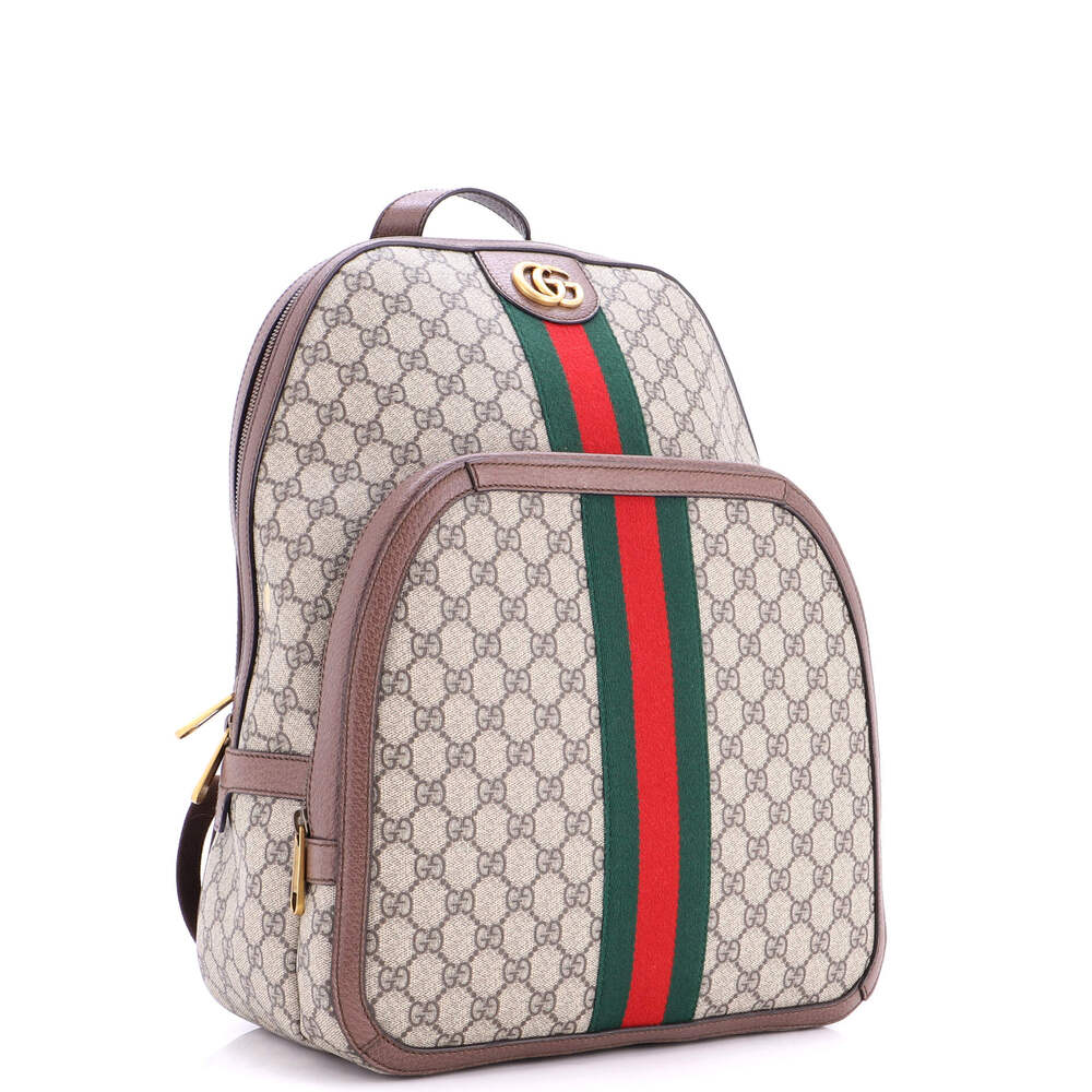 Gucci Ophidia Backpack Gg Coated Canvas #264003G16B - Picture 2 of 7